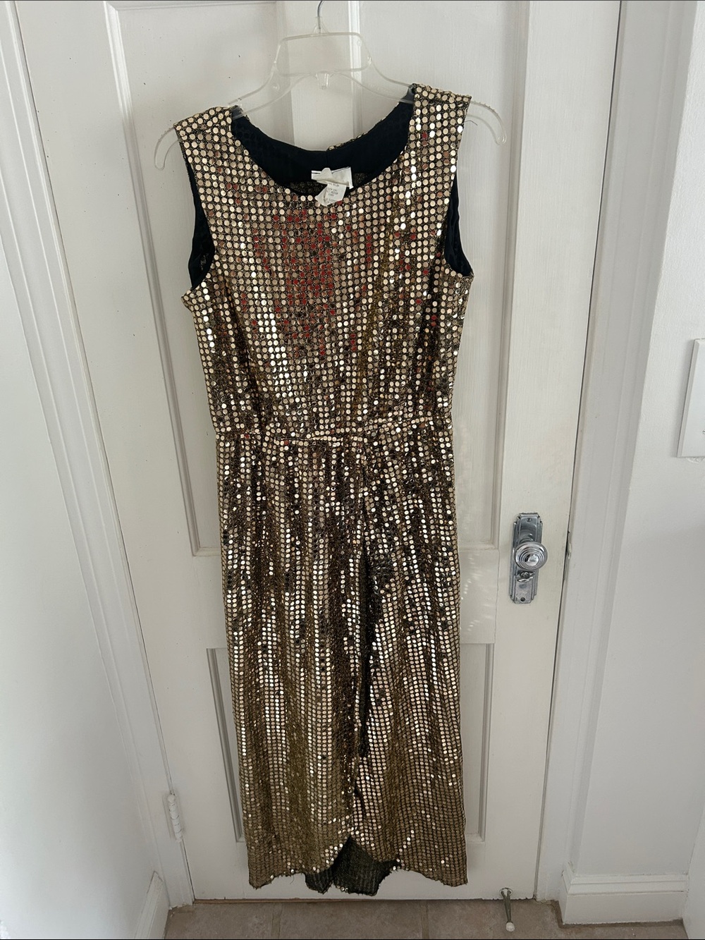 Gold Sequin Sleeveless Dress/Costume